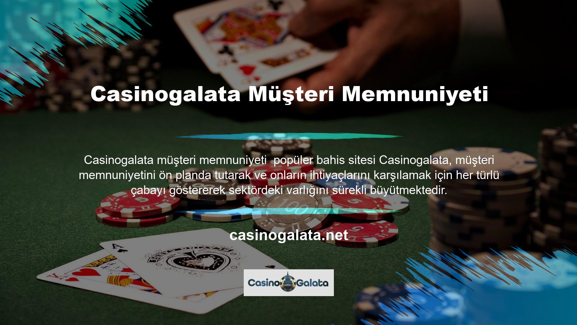 Casinogalata kullanıcıları tüm platformlarda sürekli olarak memnuniyetlerini dile getirerek Casinogalata en güvenilir çevrimiçi bahis sitelerinden biri haline getiriyor